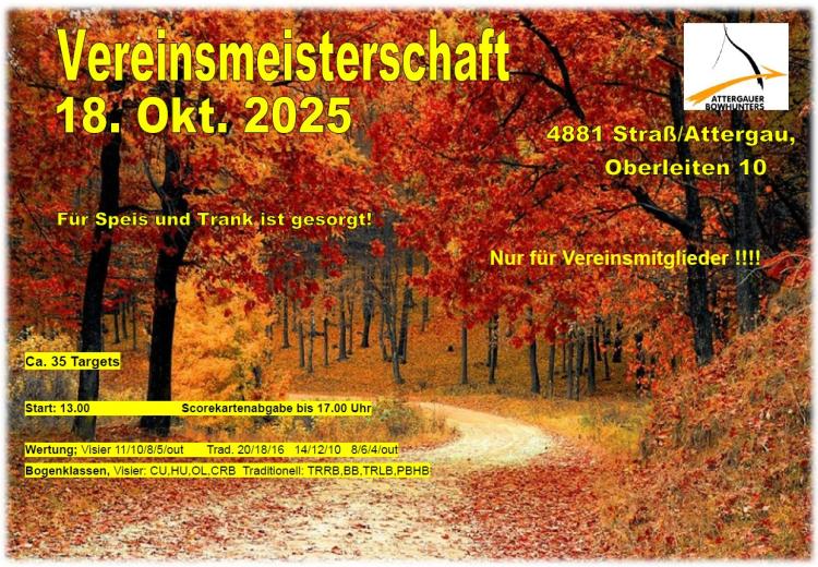 Vereinsmeisterschaft 2025